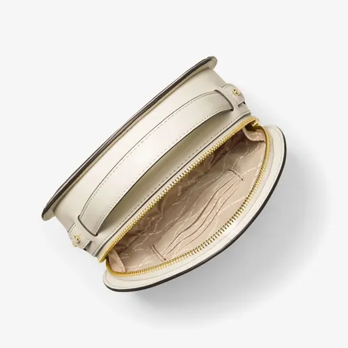 Mua Túi Đeo Chéo Michael Kors Aidy Medium Leather Canteen Crossbody Bag LT Cream 35S1GUWC2L Màu