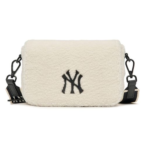 Túi Đeo Chéo MLB Basic Small Logo Fleecie Hoodie Bag New York Yankees 3ACRS1126-50CRS Màu Trắng