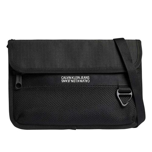 Túi Đeo Chéo Nam Calvin Klein CK Front Logo Shoulder Bag K50K507587 Màu Đen-1