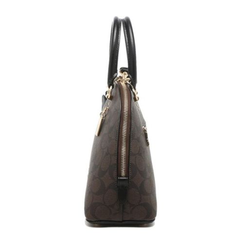 Túi Xách Coach Handbag Shoulder Bag Outlet Ladies 2558 Màu Nâu Đen-3