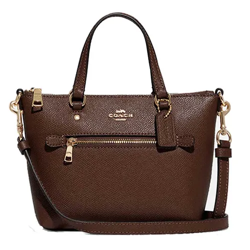 Túi Xách Coach Mini Gallery Crossbody Màu Nâu