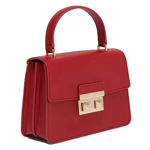 Túi Xách Furla Bella Mini Top Handle Màu Đỏ Vua Hàng Hiệu