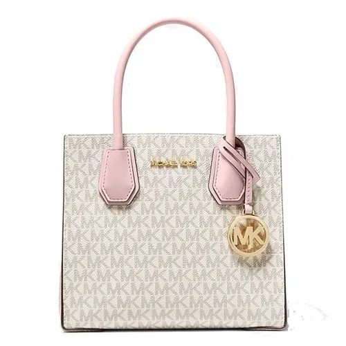 Túi Xách Tay Nữ Michael Kors MK Mercer Crossbody Bag 35S1GM9M2B Màu Trắng