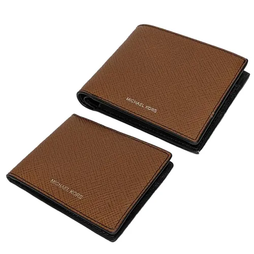 Ví Michael Kors MK Harrison Leather Billfold Wallet With Passcase 36U9LHRF6L Màu Nâu