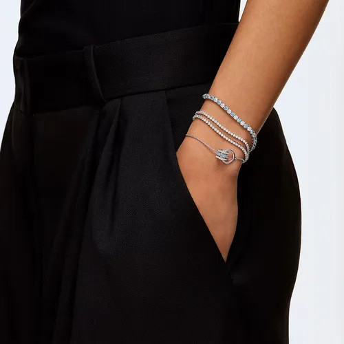Mua Vòng Đeo Tay Swarovski Tennis Deluxe Bracelet Blue, Rhodium Plating ...