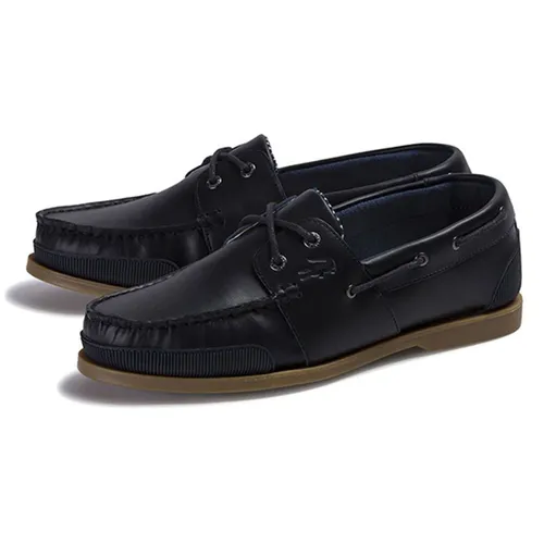 Giày Lười Nam Lacoste Nautic Soft Leather Bootschoenen Màu Đen Size 42.5
