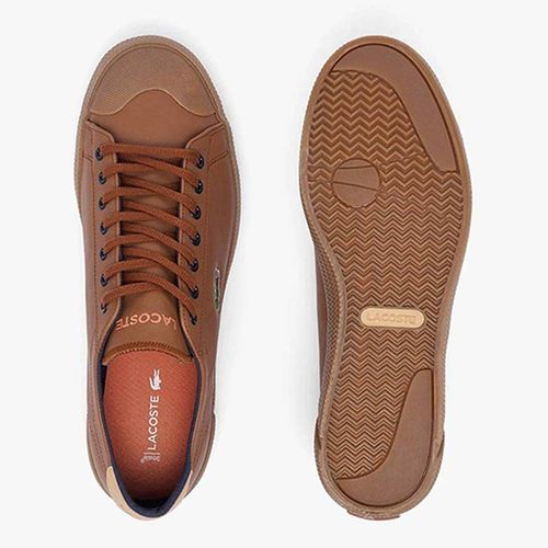 Giày Thể Thao Lacoste Gripshot Leather 222 Màu Nâu Size 42-2