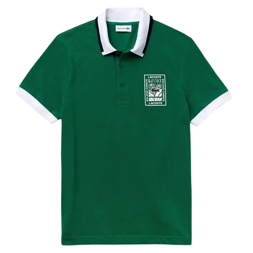 Áo Polo Lacoste Men's Sport Roland Garros Cotton Plant Design PH0007-51 Màu Xanh Green Size XS - Thời trang - Vua Hàng Hiệu