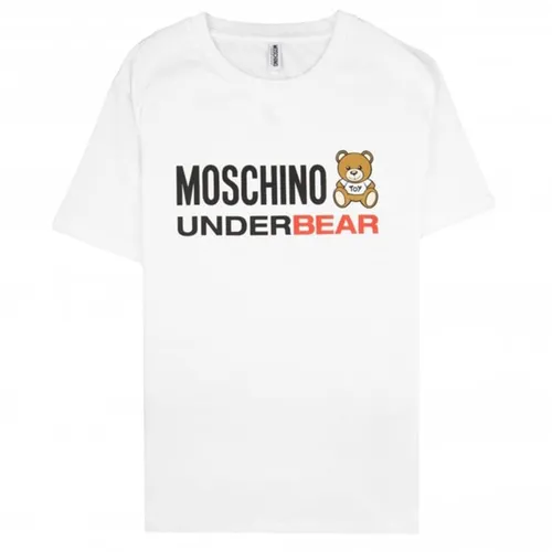 Moschino - Áo Phông Moschino Underbear 2011 T191481030001 Màu Trắng Size L - Vua Hàng Hiệu