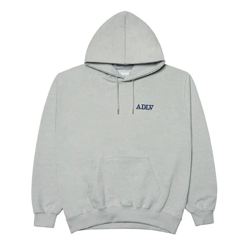 Thời trang - Áo Hoodie Acmé De La Vie ADLV Basic Logo Tuft Embroidery Màu Ghi Xám - Vua Hàng Hiệu
