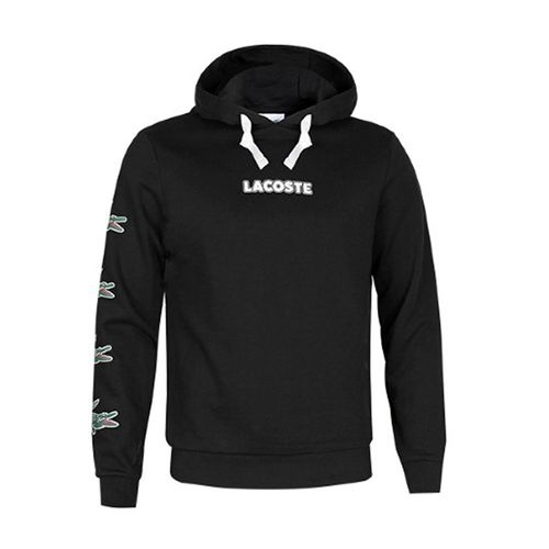Áo Hoodie Lacoste Sport Sweatshirt Hoodie Kapuzenpullover Herren Schwarz SH7221 031 Màu Đen Size XS