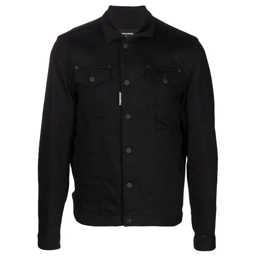 Áo Khoác Dsquared2 Denim Logo Icon S79AM0023-S30564 Màu Đen