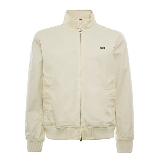 Áo Khoác Lacoste Men’s Water-Resistant Cotton Zip Jacket BH1045 056 Màu Be Size L