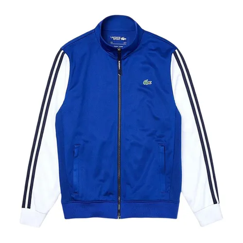 Áo Khoác Lacoste Sport Two-Tone Technical Piqué Zip SH2098 EMJ Màu Xanh Blue Size S