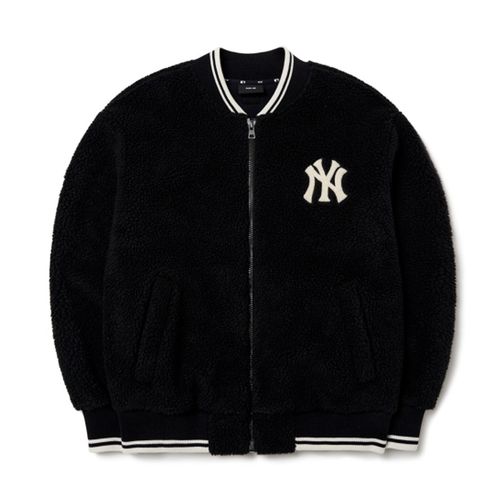 Áo Khoác MLB Basic Baseball Dumble Fleece Jumper New York Yankees 3AJPF0116-50BKS Màu Đen Size S