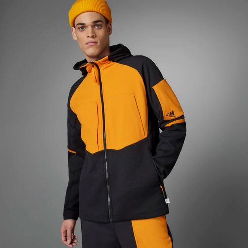 Áo Khoác Nam Adidas Veste Entièrement Zippée Designed For Gameday Premium HG5860 Màu Đen Cam Size L-8