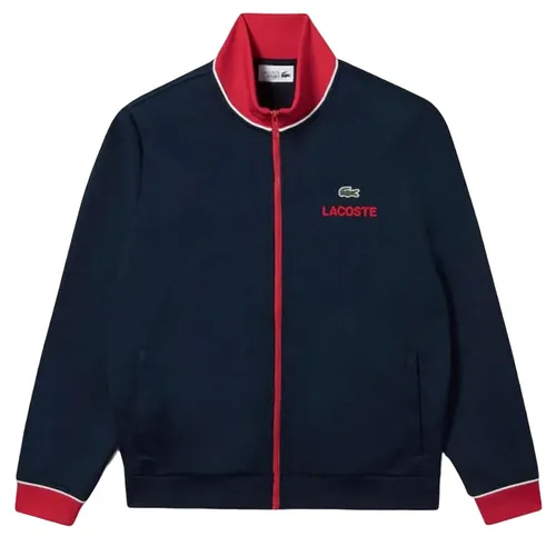 Áo Khoác Nỉ Lacoste Sport Zippered Regular Fit 11 SH1555 Màu Xanh Navy Size S