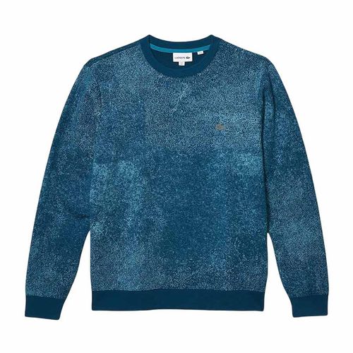 Áo Len Lacoste Men's Motion Quick Dry Crewneck Sweatshirt SH5184 Màu Xanh Size S