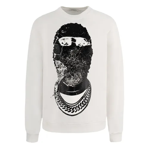 Áo Nỉ Ih Nom Uh Nit White Graphic Printed NUW22232 081 Màu Trắng Size S