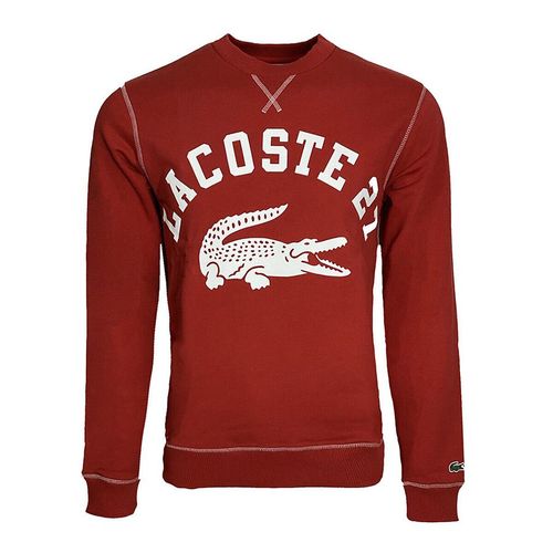 Áo Nỉ Lacoste Men's Crew Neck Lacoste 27 Print Fleece Sweatshirt SH0062-RAX Màu Đỏ Size XS