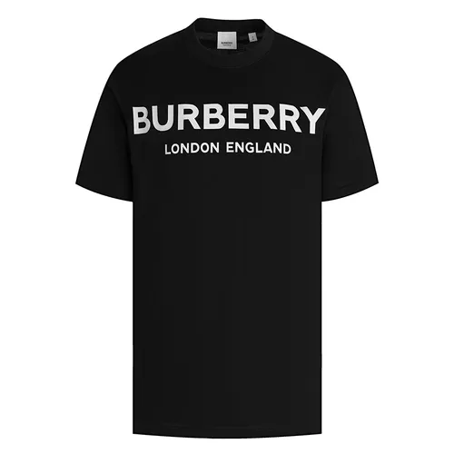 Burberry Áo phông Cotton - Áo Phông Burberry Logo Printed 8026016 A1189SS22 Màu Đen Size L - Vua Hàng Hiệu