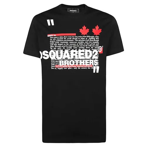 Áo Phông Dsquared2 Brothers T-shirt S74GD0811 Màu Đen Size S