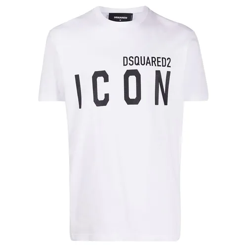 Áo Phông Dsquared2 Men's Classic Icon Print Crew Neck T-shirt S79GC0003 Màu Trắng Size L