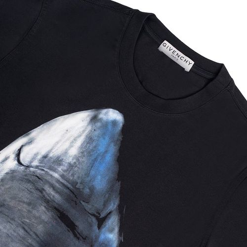 Áo Phông Givenchy Shark Printed BM70483Y0H 001 Màu Đen Size S-1