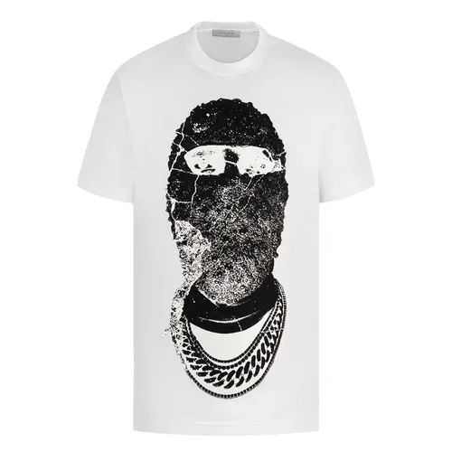 Áo Phông Ih Nom Uh Nit White Graphic Printed NUW22231 081 Màu Trắng Size S
