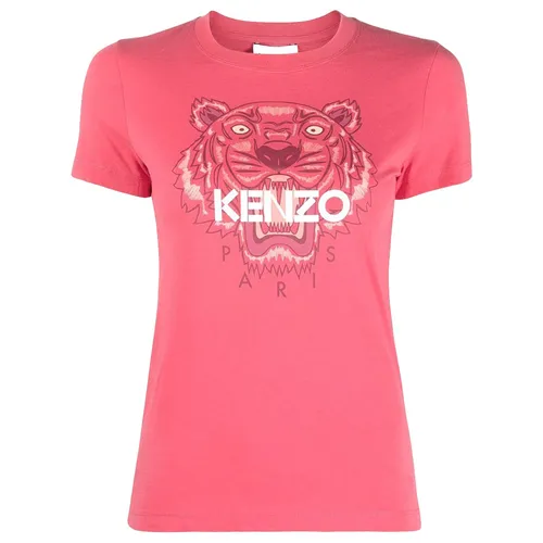 Áo Phông Kenzo Logo Tiger Classic Printed FC62TS8464YM 28 Màu Hồng Size S