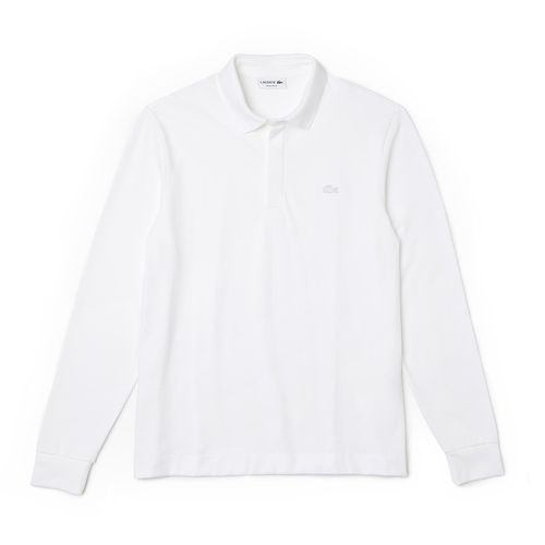 Áo Polo Dài Tay Lacoste Men's Long-Sleeve Paris Classic Fit PH2481 001 Màu Trắng Size S