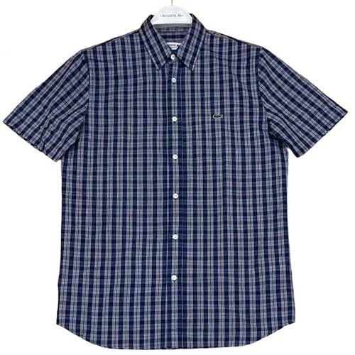 Áo Sơ Mi Lacoste Camisa CH8467 X07 Màu Xanh Navy Size 40