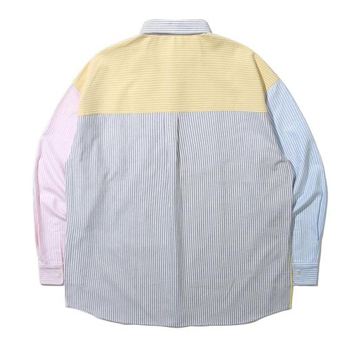 Áo Sơ Mi Romantic Crown Color Mixed Cotton Shirt Phối Màu-3