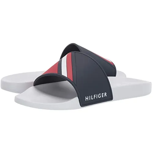 Dép Tommy Hilfiger - Dép Tommy Hilfiger Men's Ella Slide Sandal Phối Màu Size 43 - Vua Hàng Hiệu
