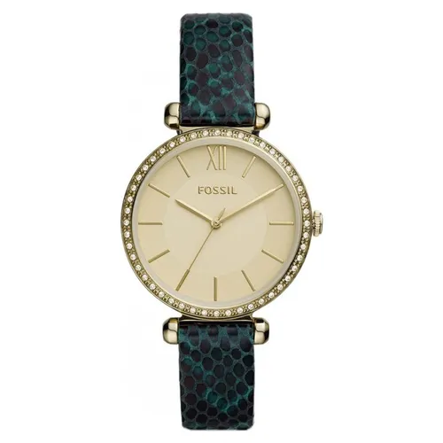 Đồng Hồ Nữ Fossil Tillie Three-Hand Fern Leather BQ3552 Dây Da Rắn Màu Xanh Lá - Đồng hồ - Vua Hàng Hiệu