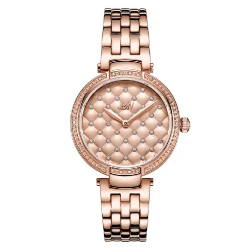 Đồng hồ - Đồng Hồ Nữ JBW Gala Ladies Rose Gold Watch J6356A Màu Vàng Hồng - Vua Hàng Hiệu