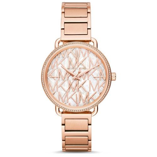 Đồng Hồ Nữ Michael Kors Portia Rose Gold Watch MK3887 37mm Màu Vàng Hồng