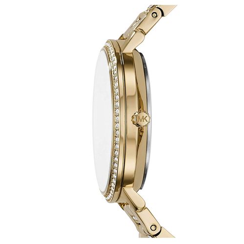 Đồng Hồ Nữ Michael Kors Quartz Stainless Steel Gold Dial 38mm Watch MK3811 Màu Vàng-2
