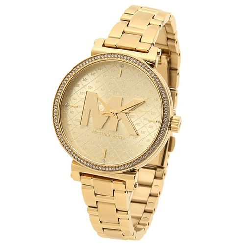 Đồng Hồ Nữ Michael Kors Sofie Gold-Tone Watch MK4334 36mm Màu Vàng-2