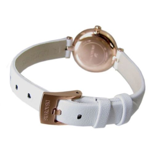 Đồng Hồ Nữ Swarovski Aila Dressy Mini Watch Leather, White, Rose-gold Tone PVD 5376651 Màu Trắng-3