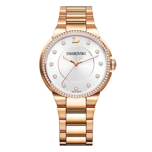 Đồng Hồ Nữ Swarovski City Rose Gold Tone Watch 5181642 Màu Vàng Hồng