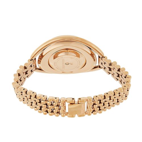Đồng Hồ Nữ Swarovski Crystalline Oval Rose Gold Tone Bracelet Watch 5200341 Màu Vàng Hồng-2