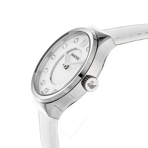 Đồng Hồ Nữ Swarovski Dreamy Watch Leather Strap, White, Stainless Steel 5199946 Màu Trắng-3
