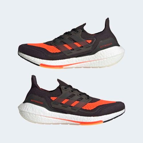 Giày Thể Thao Adidas UltraBoost 21 Carbon/Core Black/Solar Red FZ2559 Size 43-9