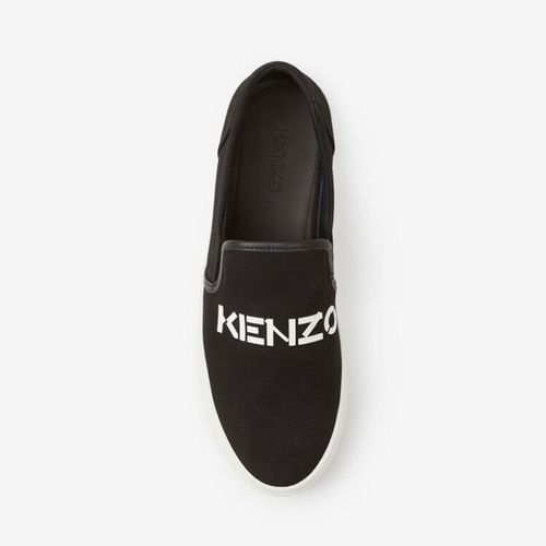 Giày Slip On Kenzo K-Skate Logo FB65SN186F71-99 Màu Đen Size 40-4