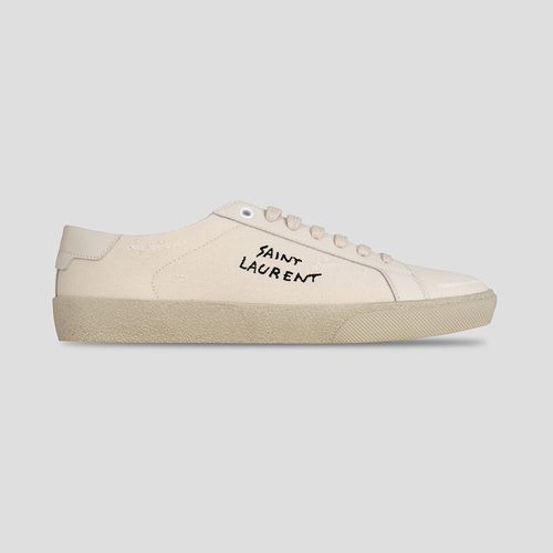 Giày Sneaker Nam Yves Saint Laurent YSL Court Classic Cream 610648 GUP10 9113 Màu Trắng Kem Size 40-2