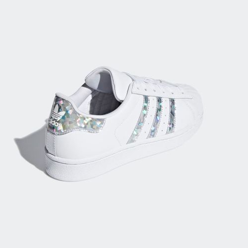 Giày Thể Thao Adidas Superstar Diamond Màu Trắng Size 35.5-6