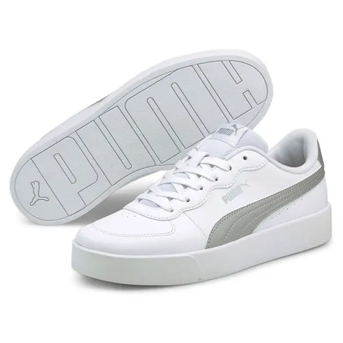 Giày Thể Thao Puma Skye Clean Màu Trắng Logo Bạc Metallic 381106 02 Size 37.5 - Giày - Vua Hàng Hiệu