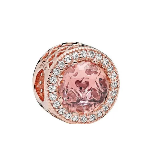 Hạt Vòng Charm Pandora Sparkling Blush Pink 781725NBP Màu Vàng Hồng