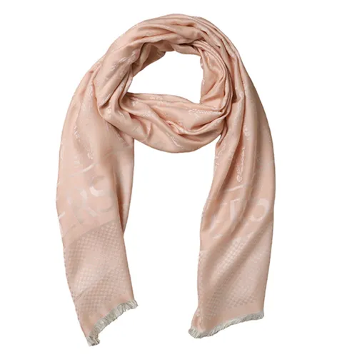 Thời trang Versace Khăn quàng cổ - Khăn Quàng Cổ Versace Jacquard Scarf In Silk And Wool Màu Hồng - Vua Hàng Hiệu